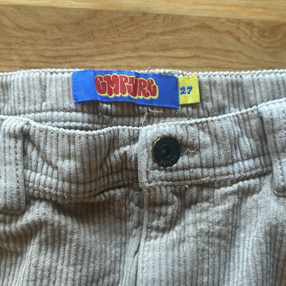 Empyre boys corduroy pants, size 27, Zumiez - Picture 2 of 7